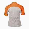 Tricou de ciclism pentru femei POC Essential Road Logo zink orange/granite grey 2