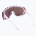 Ochelari de protecție pentru bicicletă POC Devour purple quartz translucent/clarity road silver 3