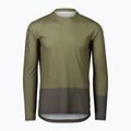 Longsleeve de ciclism pentru bărbați POC MTB Pure epidote green/sylvanite grey 5