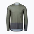 Longsleeve de ciclism pentru bărbați POC MTB Pure epidote green/sylvanite grey 8