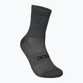 Șosete de ciclism POC Zephyr Merino Mid sylvanite grey melange