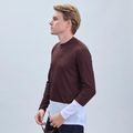 Longsleeve de ciclism pentru bărbați POC MTB Pure axinite brown/hydrogen white 4