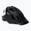 Cască de bicicletă POC Axion Race MIPS uranium black matt/hydrogen white