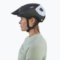 Cască de bicicletă POC Axion Race MIPS uranium black matt/hydrogen white 8