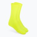 POC Fluo Sock Mid șosete de ciclism galben fluorescent/verde