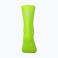 POC Fluo Sock Mid șosete de ciclism galben fluorescent/verde 6
