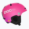 Căști de schi pentru copii POC POCito Fornix MIPS fluorescent pink 11