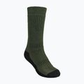 Șosete de trekking pentru bărbați Pinewood Drytex Sock Middle green/d.brown