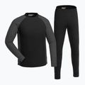 Lenjerie termoactivă pentru bărbați Pinewood Finnveden Base Layer black/dark grey 7