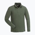 Bluză termoactivă pentru bărbați Pinewood Abisko Merino Base Layer Half Zip d.mossgreen
