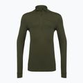 Bluză termoactivă pentru bărbați Pinewood Abisko Merino Base Layer Half Zip d.mossgreen