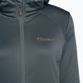 Tricou de trekking pentru femei Pinewood Finnveden Hoodie d.storm albastru 7