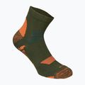 Șosete de trekking pentru bărbați Pinewood InsectSafe Cotton olive    Noutate