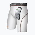 Pantaloni scurți pentru sporturi de luptă pentru bărbați Shock Doctor AirCore Cup Compression white