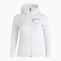 Jachetă cu glugă hibridă Peak Performance Helium Down Hybrid Hood pentru femei alb G77848100