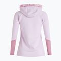 Tricou de trekking cu glugă cu fermoar pentru femei Peak Performance Rider Zip Hood roz G78834070 2