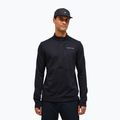 Bluză fleece pentru bărbați Peak Performance Trail Polartec Power Grid Half Zip black