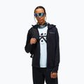 Bluză fleece pentru bărbați Peak Performance Trail Polartec Power Grid Half Zip Hood black