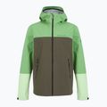Geacă de ploaie pentru bărbați Peak Performance Trail Hipe Shell Jacket peppermint/pine needle/green