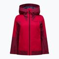 Geacă de schi damă Perak Performance Rider Tech Insulated vertical zenith/tech burgundy