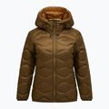 Geacă de puf pentru femei Peak Performance Helium Down Hood meadow moss/sierra sand 6