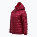 Geacă de puf pentru femei Peak Performance Helium Down Hood vertical zenith/tech burgundy 7