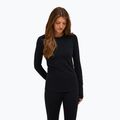 Bluză termică damă Peak Performance Magic Crew Wool-Blend Baselayer black/black