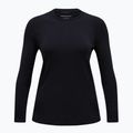 Bluză termică damă Peak Performance Magic Crew Wool-Blend Baselayer black/black 3