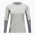 Longsleeve termoactivi pentru femei Peak Performance Magic Crew Wool-Blend Baselayer med grey melange 4
