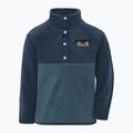 Bluză fleece pentru copii Didriksons Monte 6 Half Button mountain blue