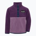 Bluză fleece pentru copii Didriksons Monte 6 Half Button northern purple