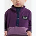 Bluză fleece pentru copii Didriksons Monte 6 Half Button northern purple 7