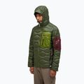 Geacă cu puf pentru bărbați Peak Performance Helium Utility Down Hood Pine Needle/Mosswood