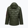 Geacă cu puf pentru bărbați Peak Performance Helium Utility Down Hood Pine Needle/Mosswood 7