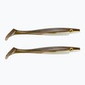 Strike Pro Pig Shad Jr 2 bucăți de momeală din cauciuc auriu TEV-SP172C-108