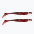 Strike Pro Pig Shad Jr momeală de cauciuc 2 buc negru/roșu TEV-SP172C-116