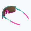 Ochelari de soare Tripoint 008 Lake Prespa X crystal neon turquoise/brown/pink multi 2