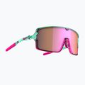 Ochelari de soare Tripoint 008 Lake Prespa Small X crystal neon turquoise/brown/pink multi