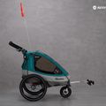 Remorcă pentru biciclete cu un singur loc Qeridoo Sportrex1 albastru Q-SR1-21-P 12
