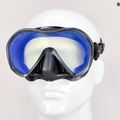 Mască de scufundări Tusa Zeense Pro gri-albastru M1010S 8