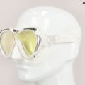 Mască de înot TUSA Paragon S Mask, alb, M-111 7