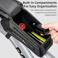 Geantă de bicicletă pentru cadru Rockbros 30120064 Bike Tube Bag 1,7 l black 3