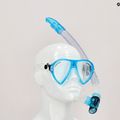 Cressi snorkel set Ocean mască + snorkel Gamma albastru clar DM1000113 8