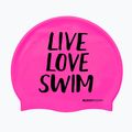 Cască de înot BuddySwim LLS Silicone pink
