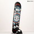 Element Hatched roșu albastru colorat skateboard clasic W4CPC4 9