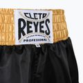 Pantaloni scurți de box pentru bărbați Cleto Reyes Satin Boxing black/gold 3