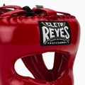 Casca de box Cleto Reyes cu față ascuțită, bară din nailon roșu 4