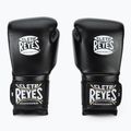 Mănuși de box Cleto Reyes Velcro Sparring black silver 2