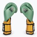 Mănuși de box Cleto Reyes Velcro Sparring metalic green/gold wbc 4
