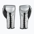 Mănuși de box Cleto Reyes Lace Up Sparring silver 3